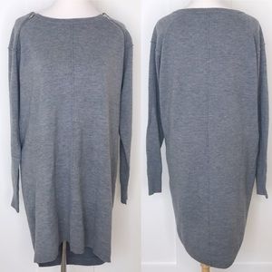 NWT French Connection Zipper Midi Sweater Dress